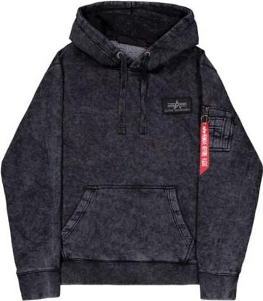 ALPHA INDUSTRIES BACKPRINT VINTAGE HOODIE Herren Kapuzenpullover