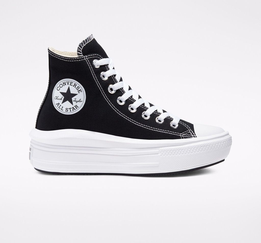 Converse CT AS Move Schwarz weiße Frauen Hi Top Produktbild 