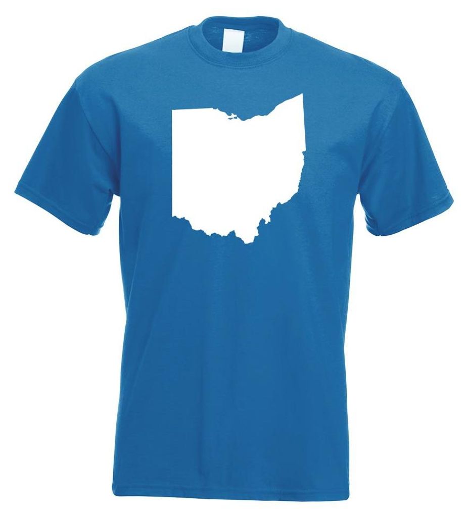 Kiwistar - T-Shirt - royal - USA - Bundesstaat - Ohio Herren Funshirt Bedruckt Design Sprüche Spruch Motive - mit Motiv Bedruckt - Funshirt Design...
