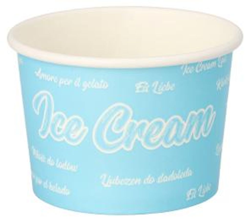 1000 Eisbecher, Pappe rund 100 ml Ø 7,5 cm · 4,9 cm Produktbild 