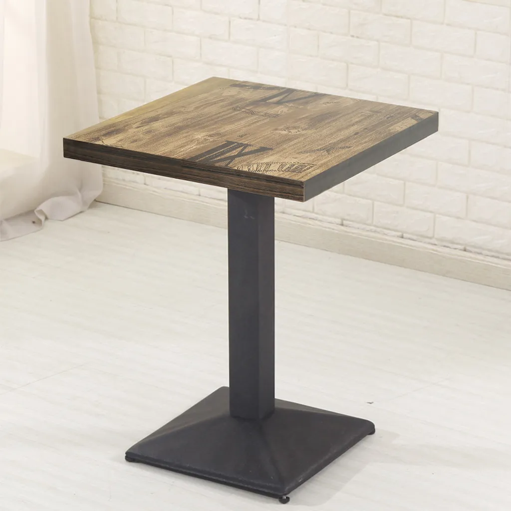 Table de cuisine carrée 60 cm petit format pour studio et balcon - 9