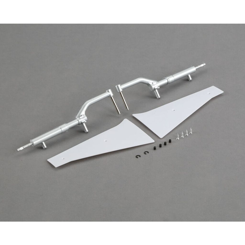 E-flite P51D: Fahrwerk- Streben und Tür Set