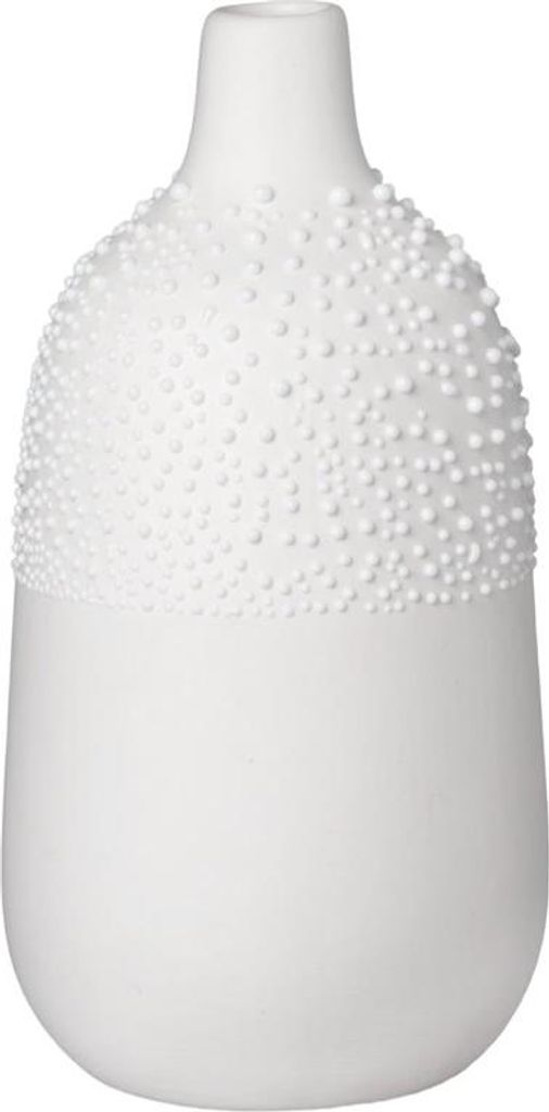 Räder Perlenvase Design 4 weiß, D.5,5cm, H.11,5cm Produktbild 