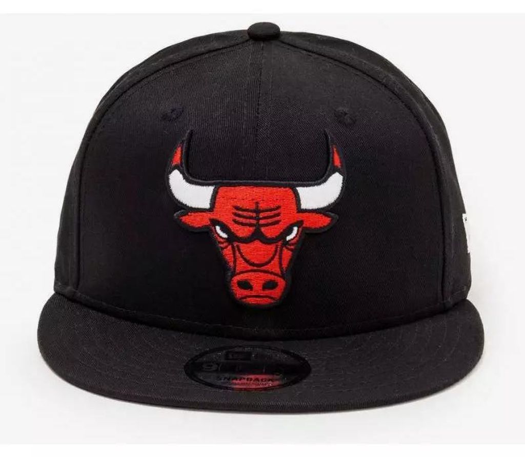 Casquette NBA Chicago Bulls New Era 9Fifty Noir Image du produit 