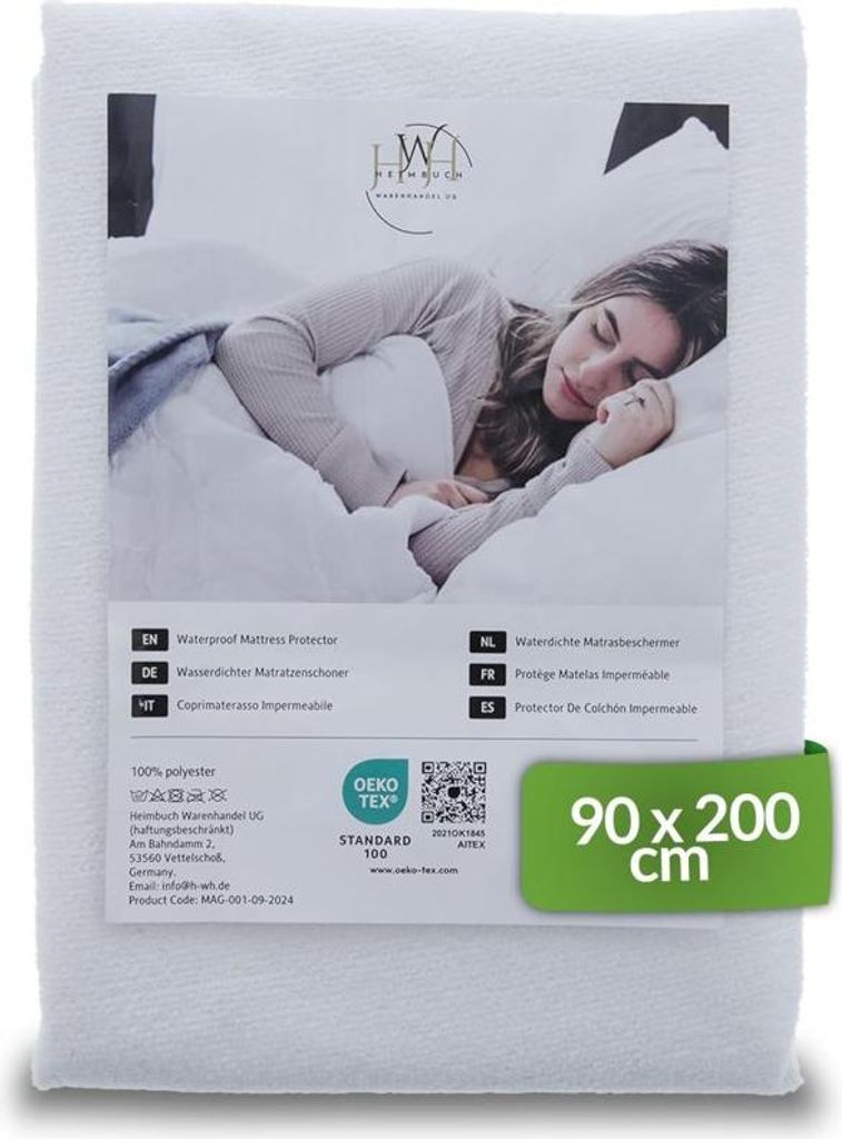 Matratzenschoner wasserdicht 90x200 cm