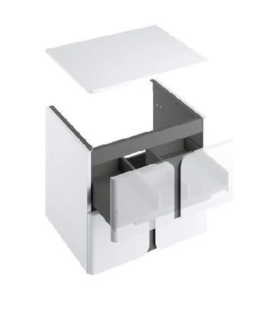 Plan vasque RAVAK Balance blanc 60cm - Solution anti-humidité durable