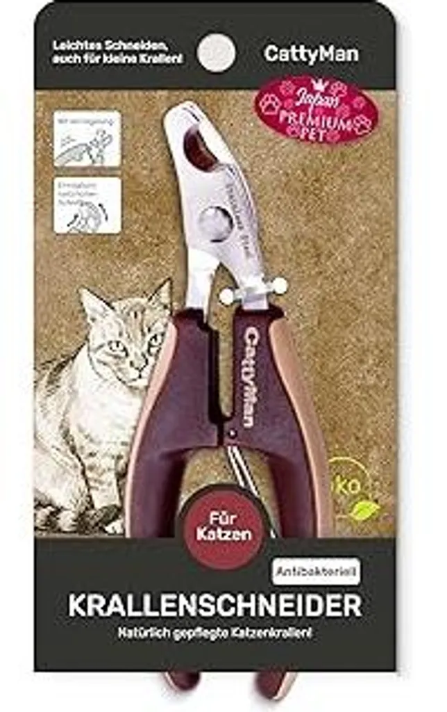 Tagliaunghie Sicuro per Gatti e Gattini - Lame Curve 25°