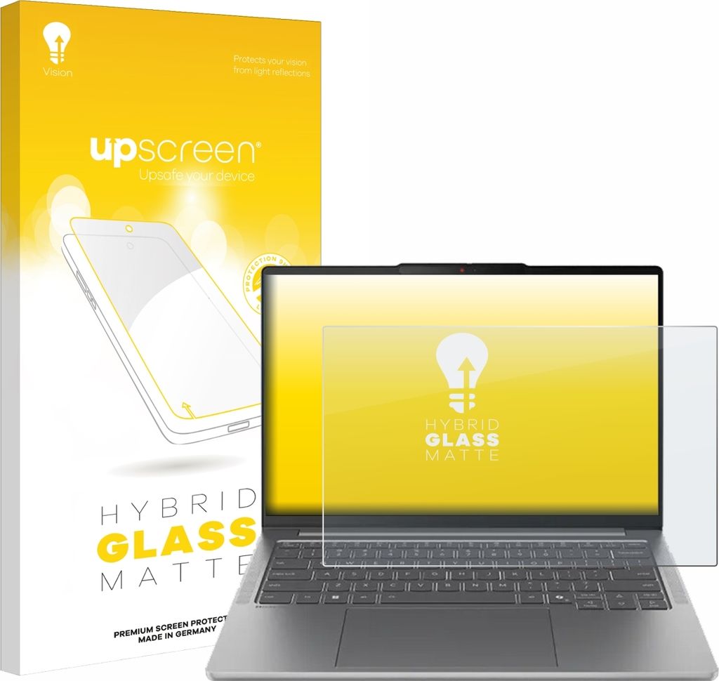 upscreen Entspiegelungs Schutzglas für Lenovo IdeaPad Pro 5 Gen 10 14" Schutzfolie Panzer Folie Glas Display Schutz matt