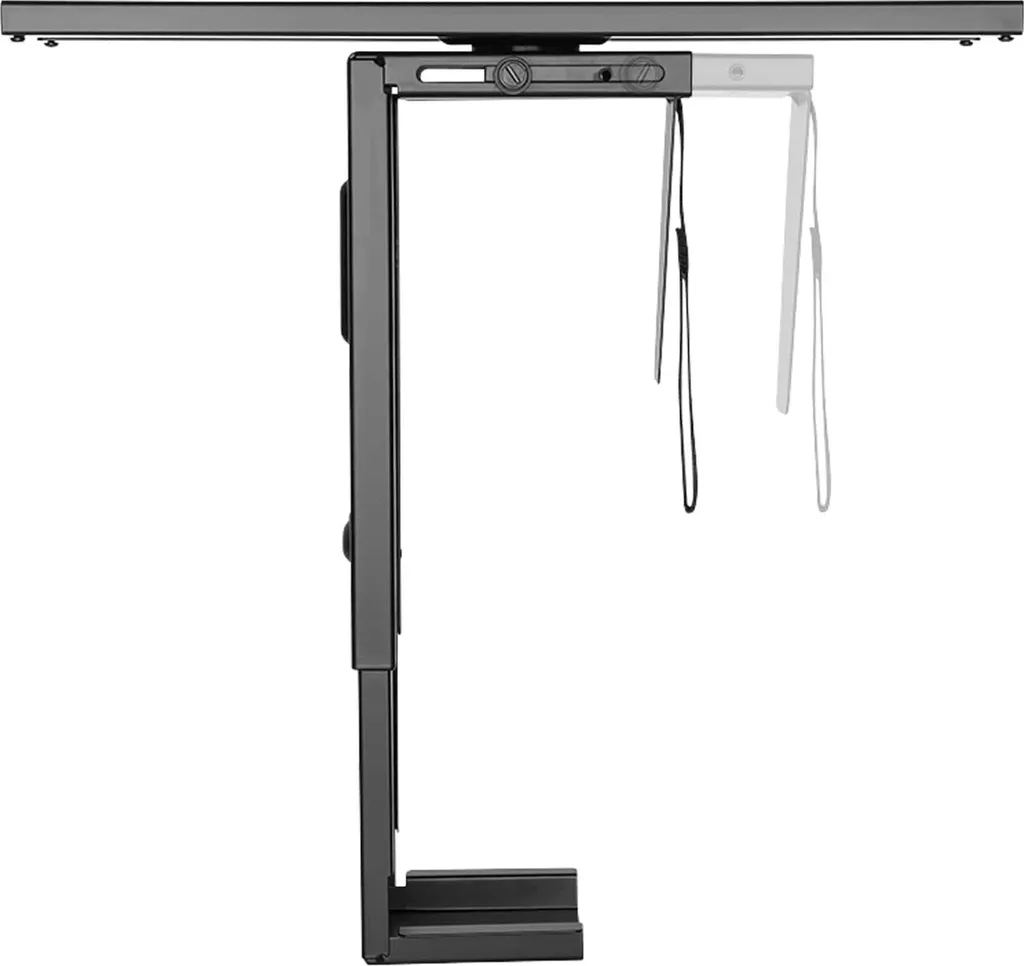 Support PC sous table anti-poussière pour protéger votre unité centrale noir