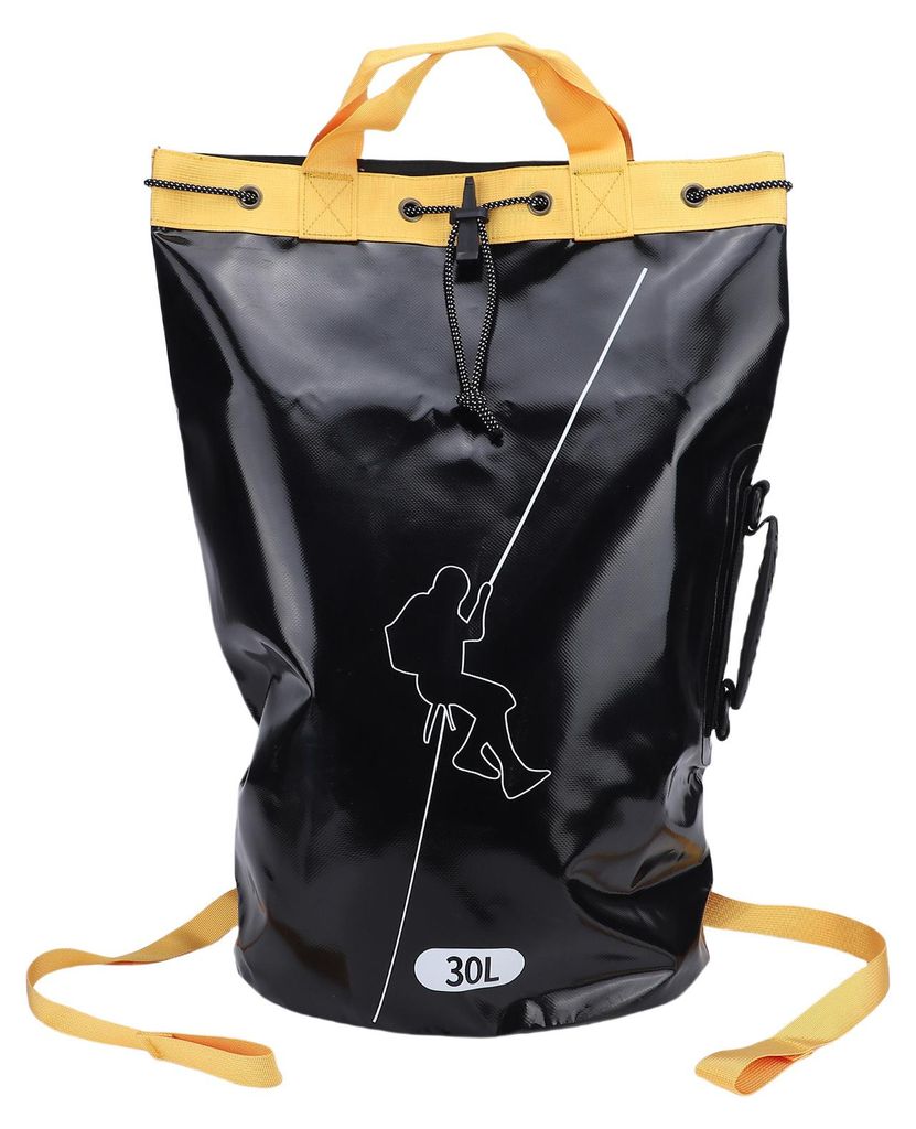 Seiltasche Outdoor Klettern Erkundungsausrüstung Aufbewahrungsrucksack PVC für professionelle Rettung Wasserfallabstieg 30L