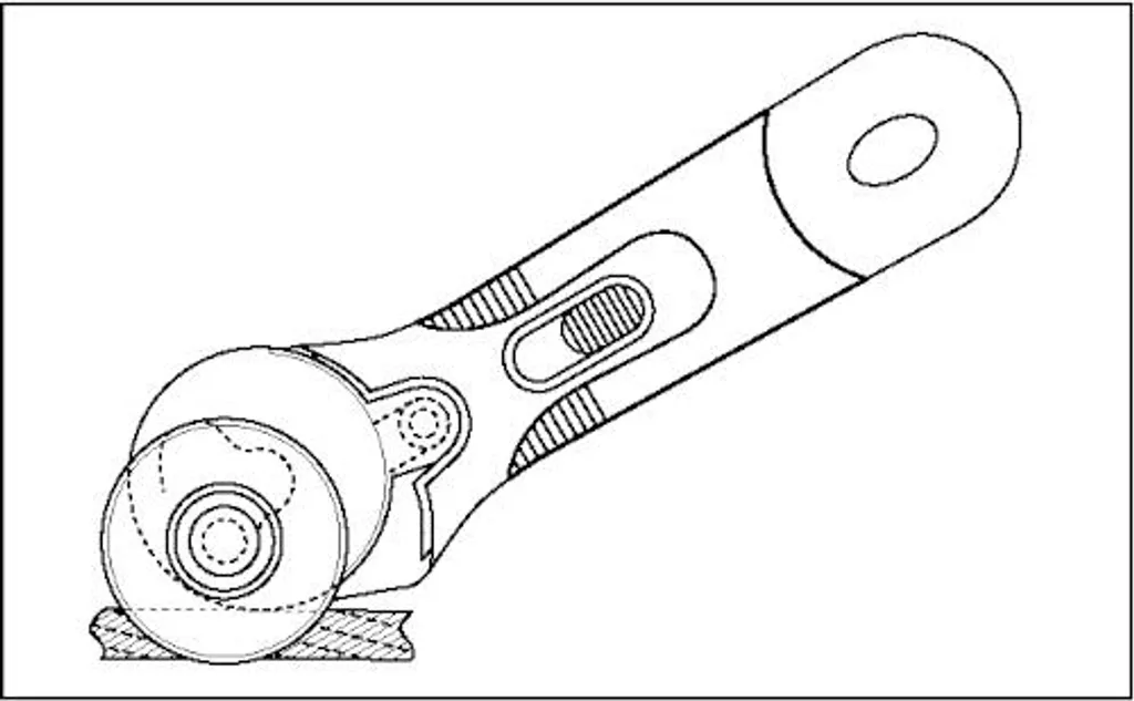Cutter rotatif KDS RT-45 pour couture et patchwork découpe précise 45mm