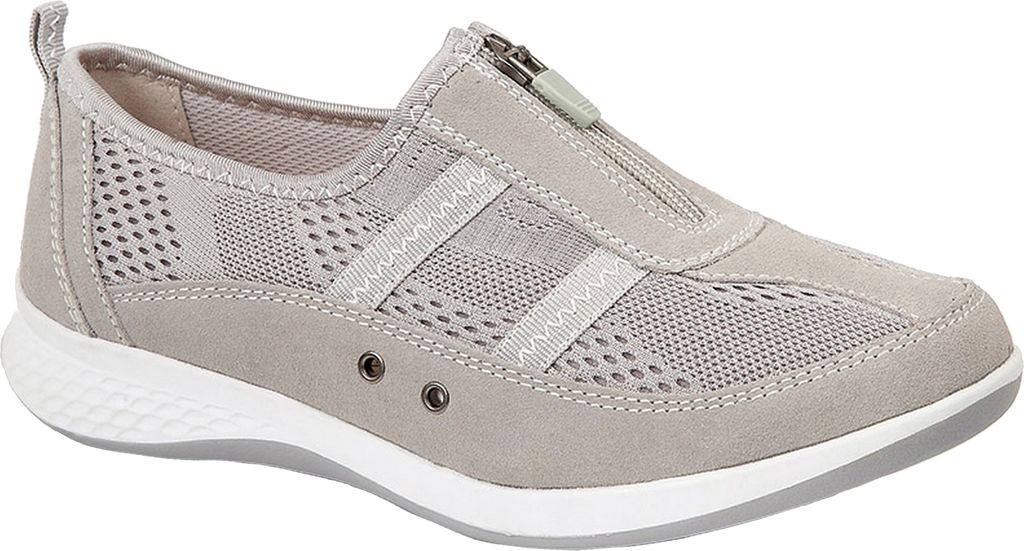 Boulevard Damen Wildleder/Textil Schuhe DF1582 (7 UK/40 EU) (Grau)