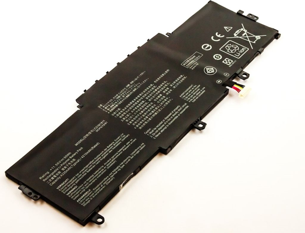 Akku für Asus ZenBook 14 UX433F Li-Pol 11,55 Volt 4250 mAh schwarz.