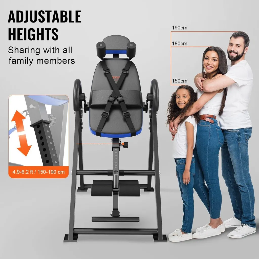 Table d'inversion pour étirement du dos et musculation à la maison