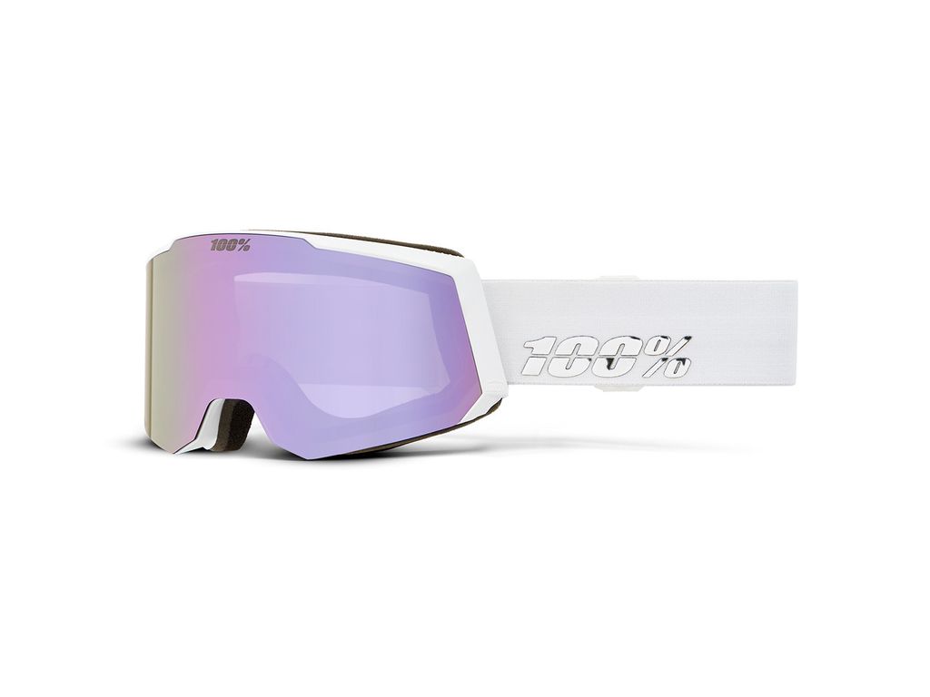 100percent SNOW - SNOWCRAFT S Goggle White HiPER Lavender Mir.