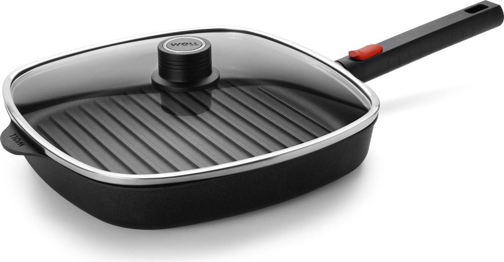 WOLL Diamond Lite Grillpfanne 28x28 cm inkl. Glasdeckel Produktbild 