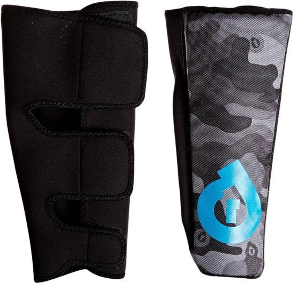 Protection de Disque XL Noire Comp AM Shin avec Renfort de Sécurité
