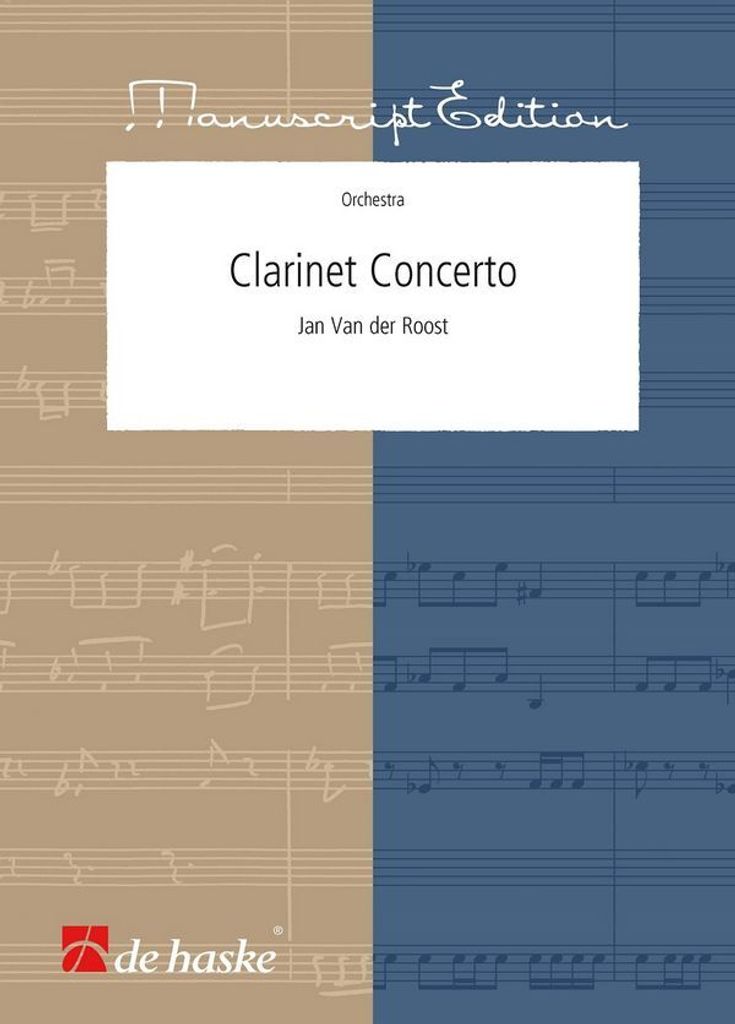 Jan Van der Roost Clarinet ConcertoClarinet and Orchestra
