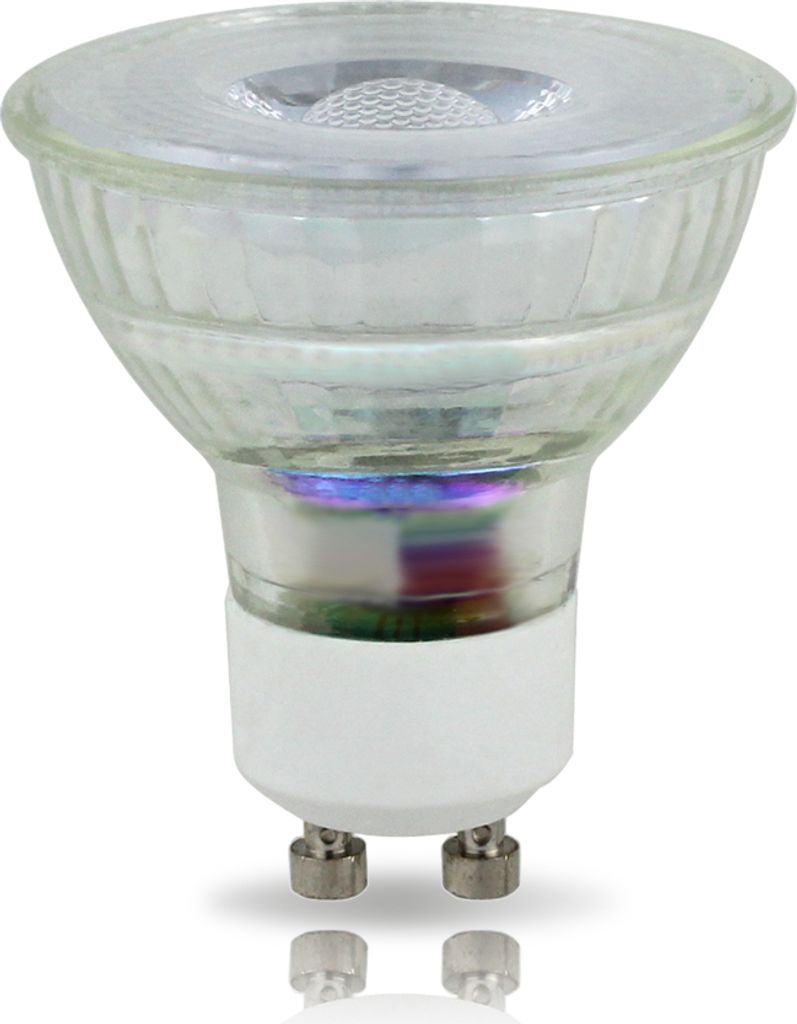 LED Premium Glas Reflektor GU10 5W = 50W 350lm warmweiß Produktbild 
