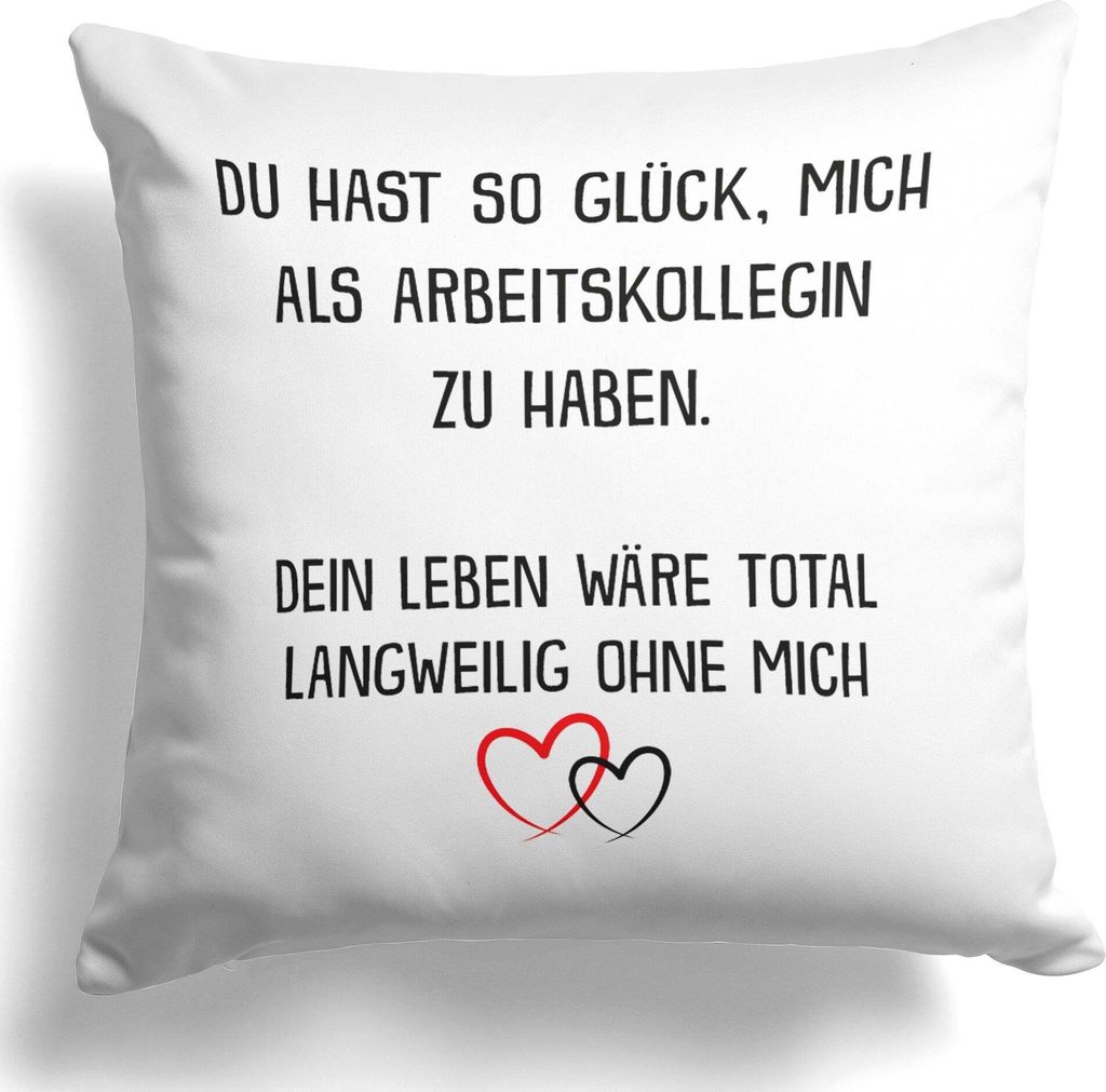 22Feels Wichteln Geschenk Arbeitskollegin von Frau Lustigs Kissen Büro Deko Frauen Wohnzimmer Schlafzimmer Couch