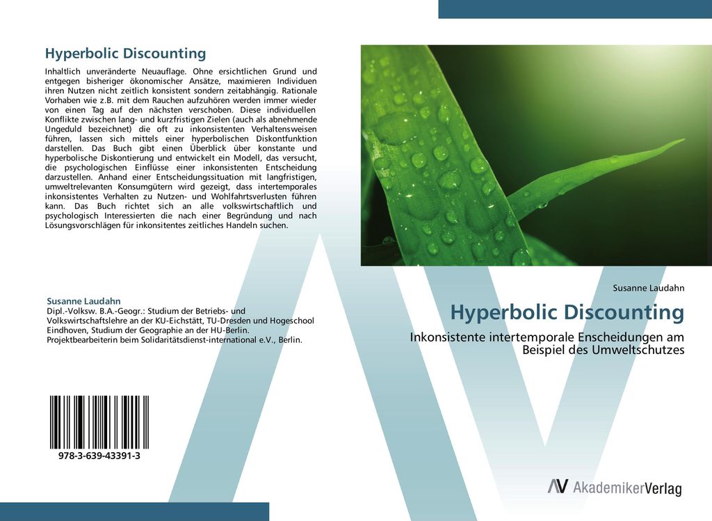 Hyperbolic Discounting