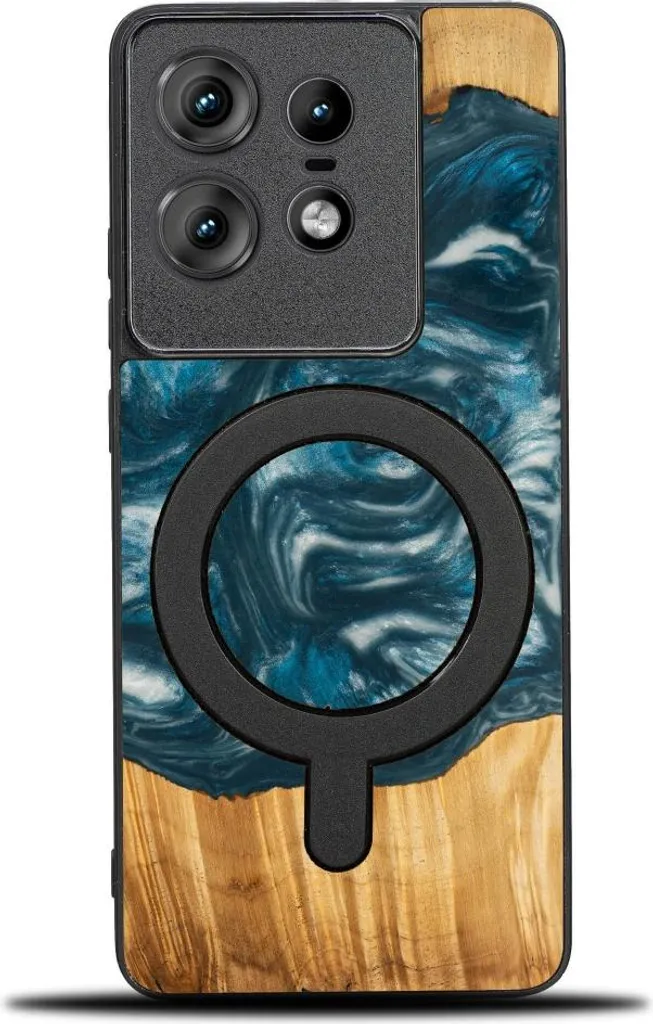 Bewood Unique Case Motorola Edge 50 Pro - Coque Bois Air MagSafe
