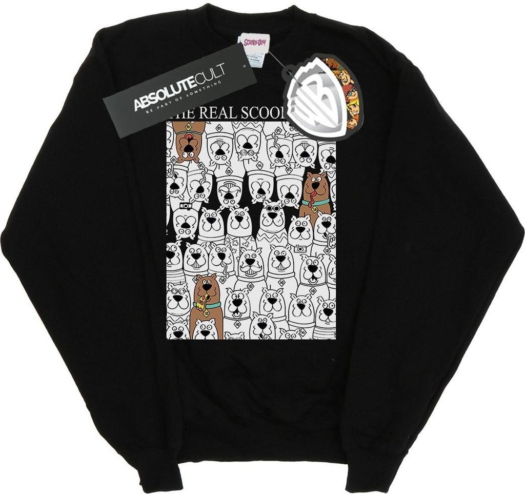 Scooby Doo - "The Real Scooby Doo" Sweatshirt für Herren BI44091 (L) (Schwarz)