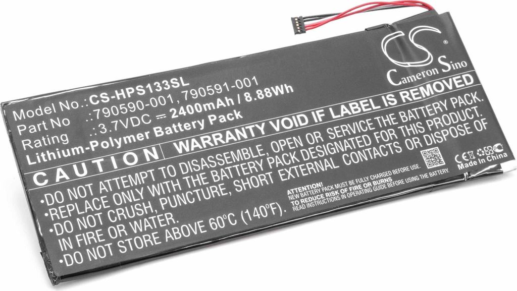 vhbw Akku Ersatz für HP 790593-001, 790592-001, WD3058150P, 790594-001, 790590-001, 790587-001, 790591-001 für Notebook (2400 mAh, 3,7 V, Li-Poly...