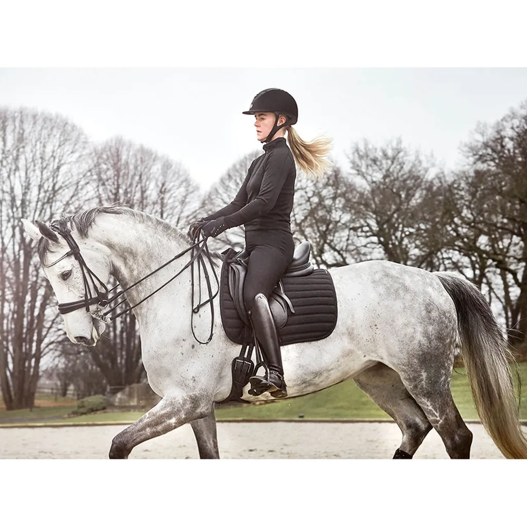 Catago Equestrian Saddle Pad Dressage Hybrid Dressage Saddle Pad Nero