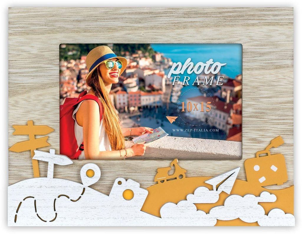 ZEP Soave Fotorahmen aus Holz 10x15 cm Holiday Fotorahmen