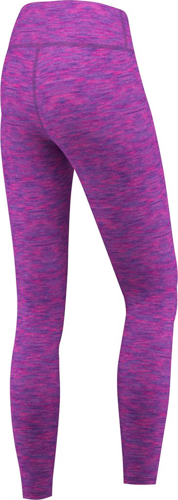 Leggings dehnbar Fitness Sport Yoga Gymnastik Training Tanzen Freizeit melange, Größe:40/L, Leggings Models:GYM-8063 Lila-Rosa