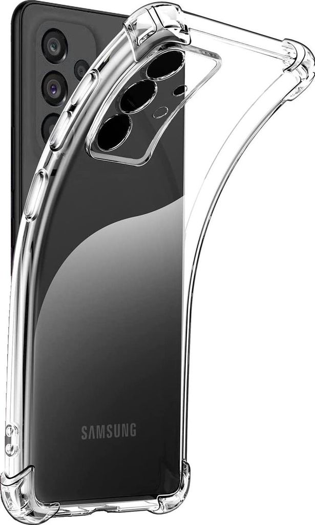 Hülle für Samsung Galaxy A73 5G - Stoßfeste Transparent Handyhülle Kratzfest Schutzhülle Ultra Dünn Phonillico