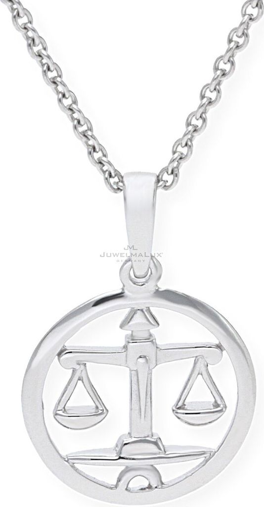 JuwelmaLux Anhänger 925/000 Sterling Silber Sternzeichen Waage JL10-02-0736