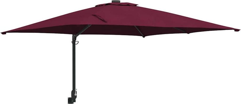 vidaXL Garten-Sonnenschirm Bordeauxrot 248,5 x 247,5 x 160 cm