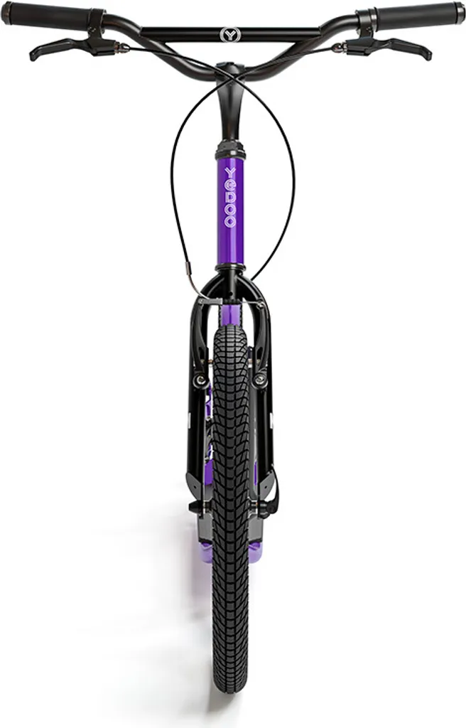 Trottinette roues gonflables Yedoo Mula Y40 scooter violet robuste
