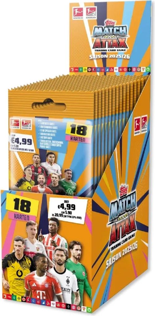 Bundesliga Match Attax Trading Cards 2025/26 Power Pack Produktbild 