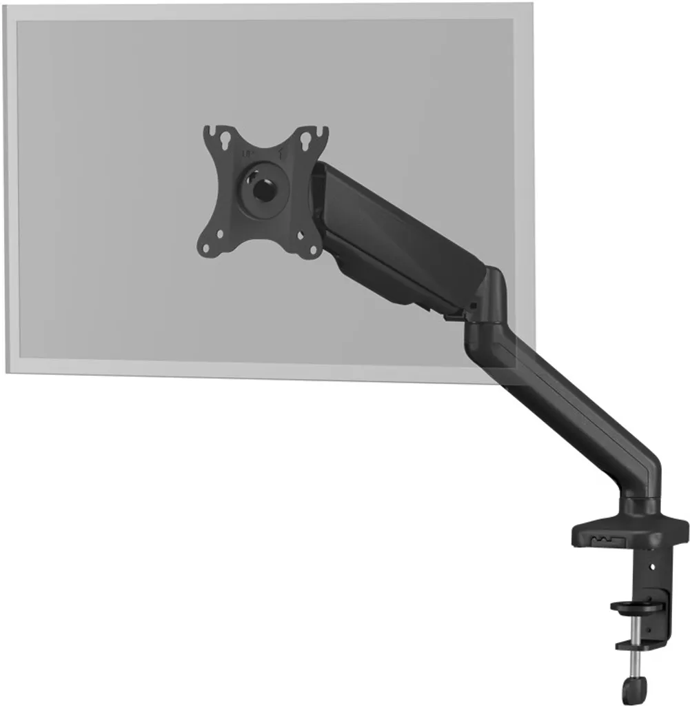 Support écran ergonomique à ressort à gaz haute résistance VESA 100 - 23
