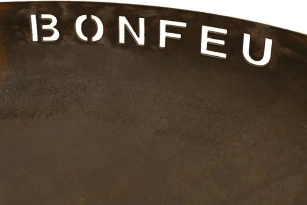 Braséro Extérieur de Luxe BonFeu BonBowl Plus 80cm - Finition Corten