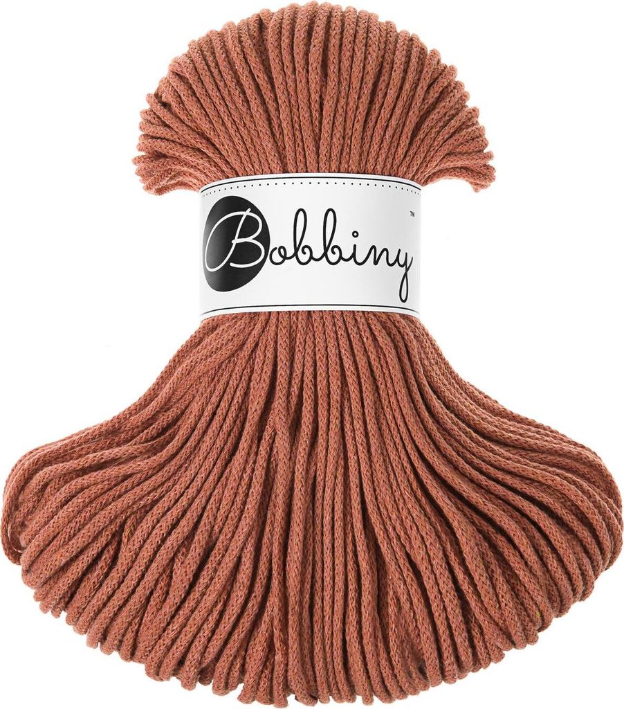 Cotone Junior Terracotta Kordels 3mm 100m Immagine del prodotto 
