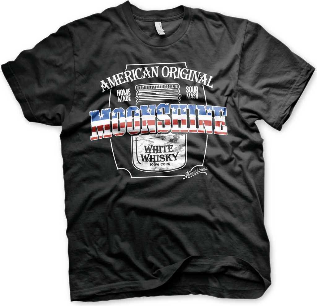 American Original Moonshine T-Shirt - Large - Black