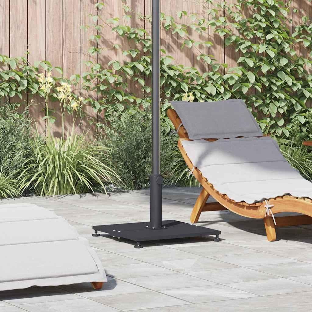 "WINTER SALE"Sonnenschirmständer - modernes Design - Ständer Gartenschirm - Dunkelgrau 45x45x31cm Promotion330321 - Sonnenschirmständer