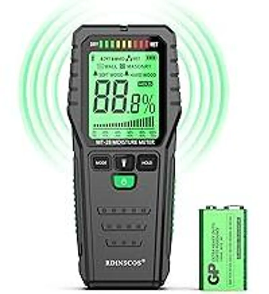 Misuratore di Umidità per Pareti Professionale - Misurazione Non Distruttiva