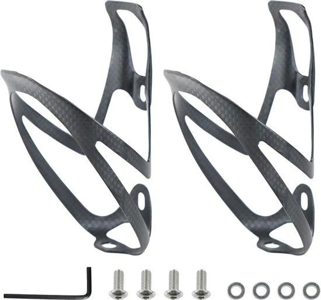 Porte-bidon vélo anti-vibration léger noir 72 mm - Maintien parfait