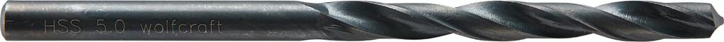 wolfcraft GmbH 1 Metallbohrer, Bohrer, 5 mm, 86 mm, Metall, 5,2 cm, 118°