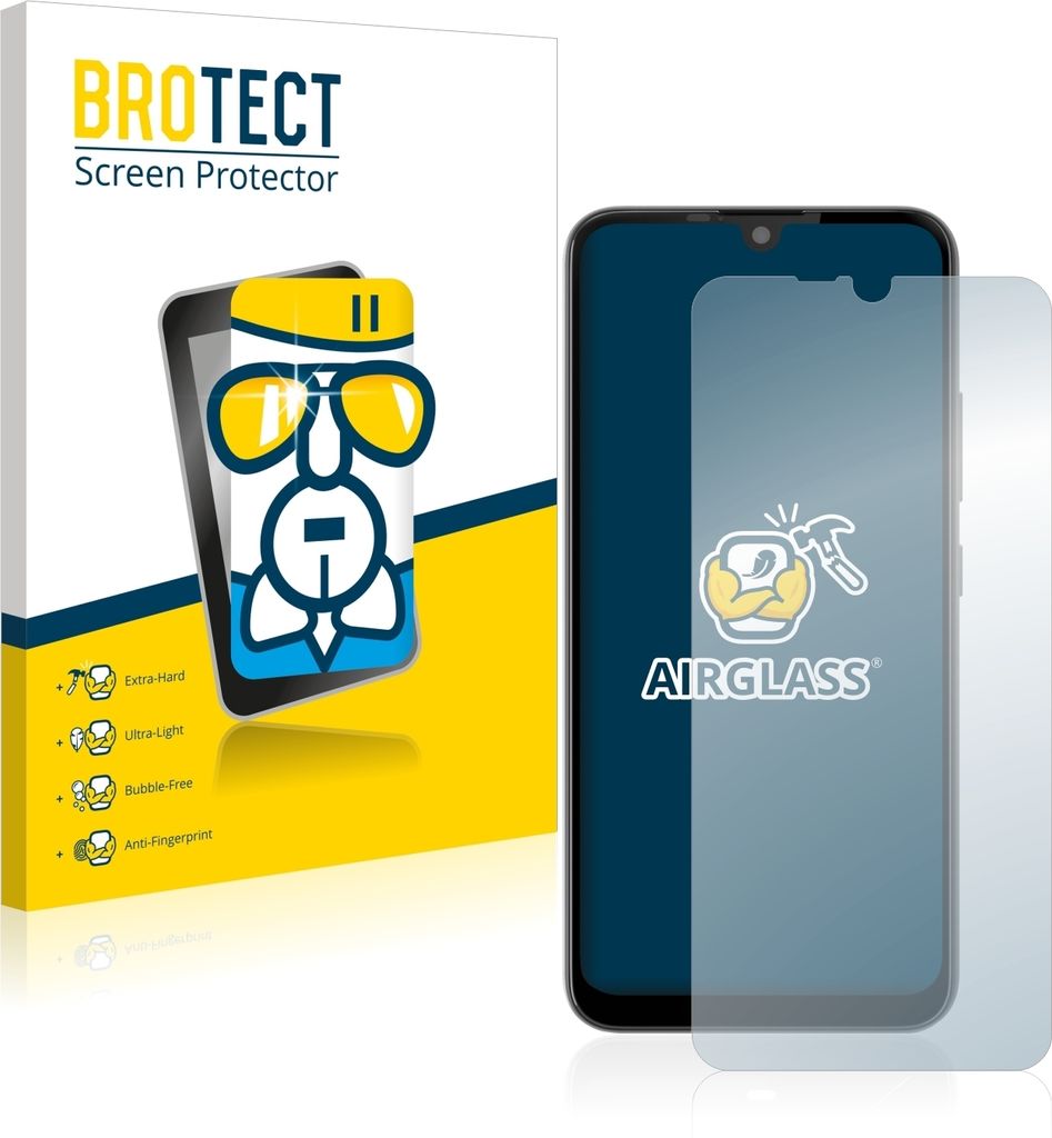 BROTECT Schutzglas für Gigaset GS190 Schutzfolie Panzer Folie Glas Display Schutz klar