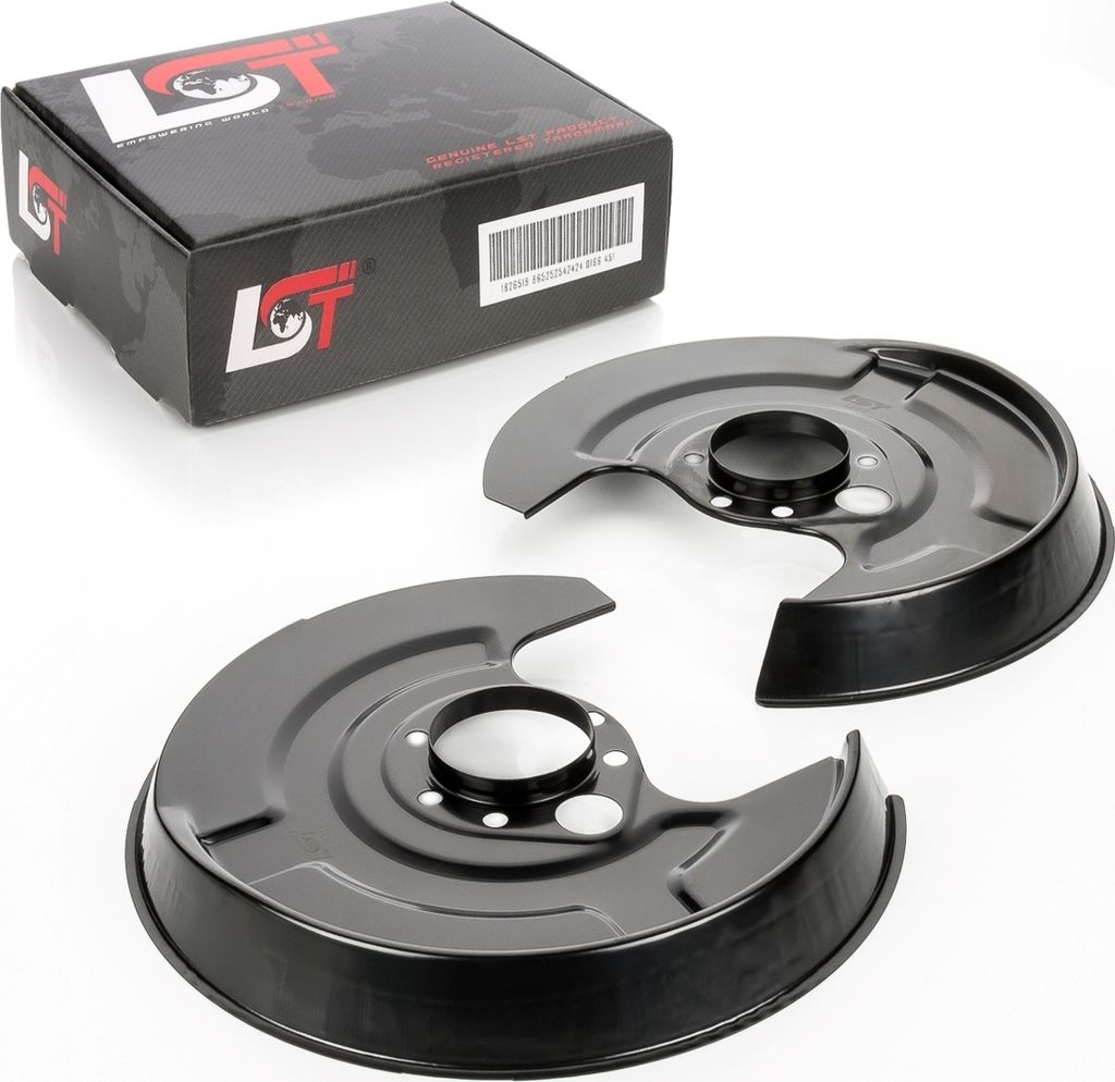 2x Ankerblech Schutzblech Bremsscheibe Deckblech hinten für AUDI 80 B4 A4 B5