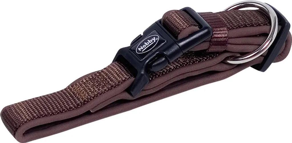 Nobby Collare "Classic Preno" L: 450-65 cm, B: 25/35 mm marrone / marrone