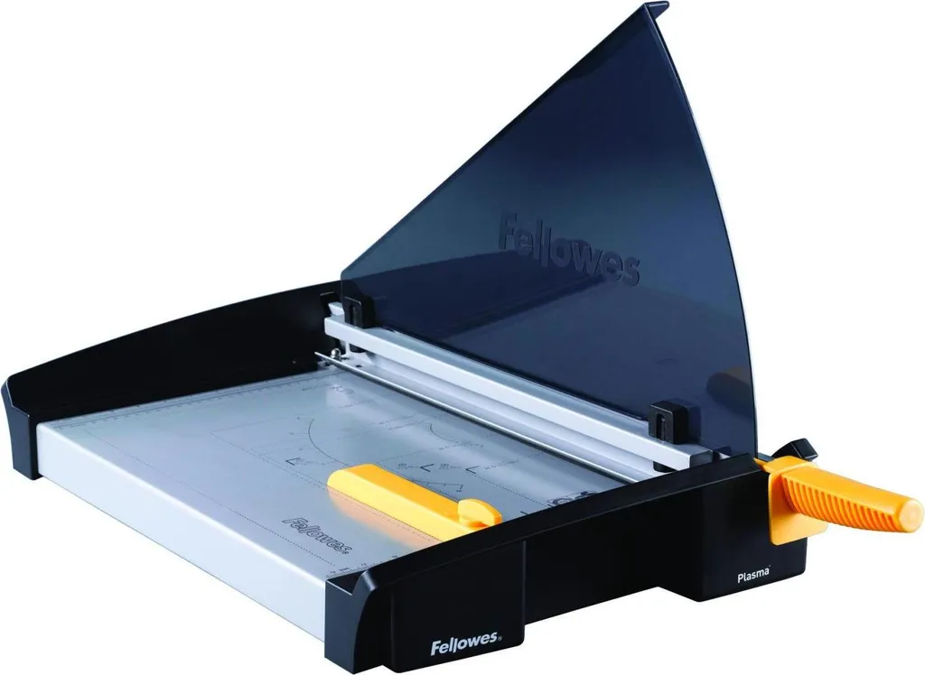 Massicot à levier Fellowes Plasma A3 Noir et Jaune pour Bureau