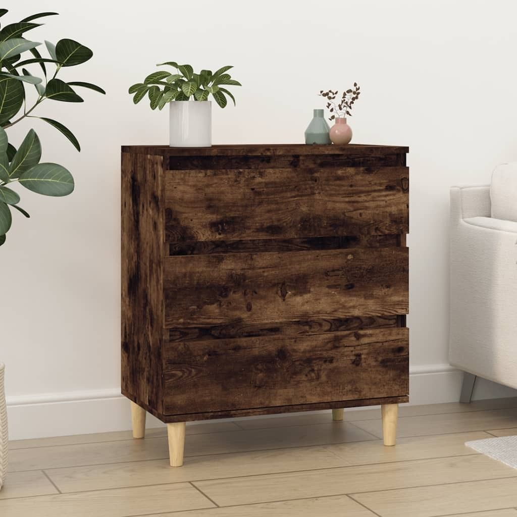 vidaXL Credenza rovere affumicato 60x35x70 cm materiale a Immagine del prodotto 