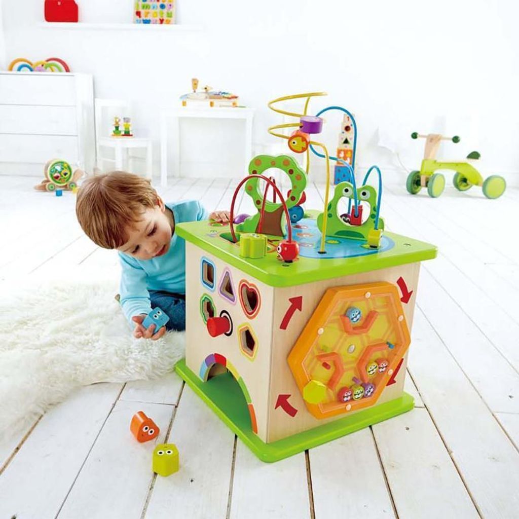 Hape Totally Amazing Motorikwürfel Kleine Tierchen, E1810 Produktbild 52